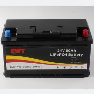 Quality Lithium Iron Phosphate Battery 24V 60Ah For Golf Cart 1440Wh Power / Built In BMS wholesale