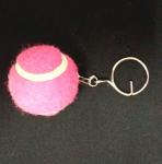 promotional gift tennis ball keychain