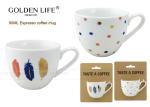 Food Grade Espresso Coffee Mugs Printable With BSCI DISNEY Certification