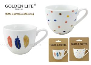 Quality Food Grade Espresso Coffee Mugs Printable With BSCI DISNEY Certification wholesale