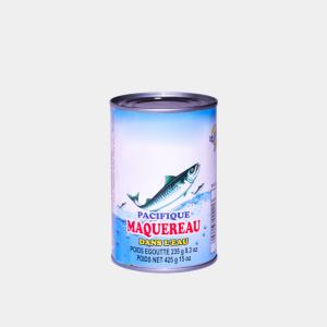 Quality Salty Flavor Canned Fish , Mackerel Fish Canned Food 3 - 5pcs 425g / 235g wholesale