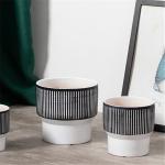 Fashionable design modern style simple elegant planter flower pot outdoor