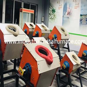 Quality 20Khz 40KG Steel Scrap Melting Induction Furnace Medium Frequency Type wholesale