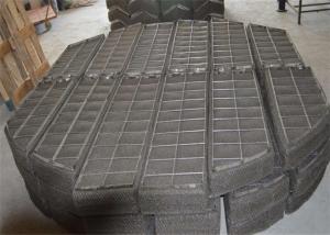 Quality 410 Stainless Steel Mesh Pad , Demister Mat Corrosion Resistance For Gas Scrubber wholesale