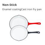 10 Inch Non Stick Cast Iron Fry Pan For Omelettes BSCI SGS ISO9006
