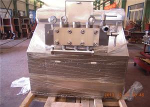 Quality Four Plungers Dairy Homogenizer Machine , Homogenization Equipment wholesale