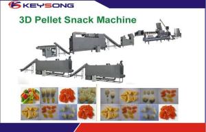 Quality Indutstrial Snack Food Extruder Machine , High Performance 3d Pellet Snack Machine wholesale