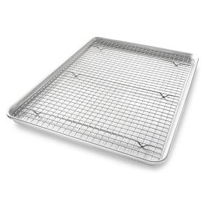 Quality Stainless Steel Wire Mesh Baking Tray , Bakeable Cooling Rack Set wholesale
