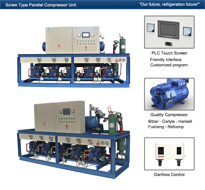 Fruit Storage Compressor Condenser Unit Cold Chain Logistic Pharacy