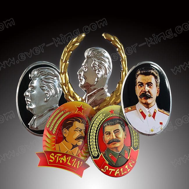New Designed Customed Stalin Head Zinc Alloy Medal Label For Wine