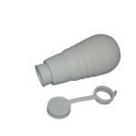 Grey Silicone Collapsible Drinking Bottle Outdoor Sports Folding 500ml Water