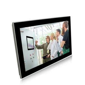 Quality Embedded 15.6&quot; Waterproof Capacitive Touch Monitor Desk Stand 1920*1080 Resolution wholesale