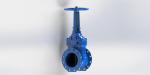 Ductile Iron Soft Sealing Gate Valve For Water Circulation / Cooling System