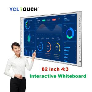 Quality 82 Inch IR Interactive Whiteboard Finger Touch For Smart Classroom wholesale