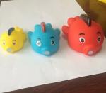 Rubber Natural Rubber Baby Toys ,Sea Creature Bath Toys With Magnetic Connectors