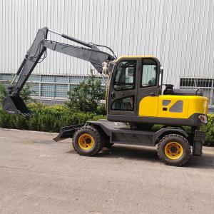 Quality Engineering Use Big Digger ZHONGMEI Hydraulic Wheeled Excavator With Cab wholesale
