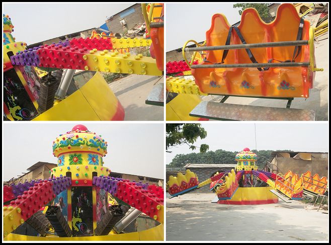 Fairground Park Amusement Jumping Rides Thrill Jumping Machine