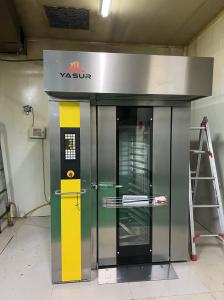 Quality 40x60cm Bakery Rack Oven Diesel Rotary Oven Double Rack 36 Trays For Baking Bread Cakes Pizza wholesale