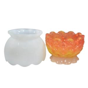 Quality Sustainable Resin Epoxy Silicone Molds Diy Handmade Lotus Shape Bowl wholesale