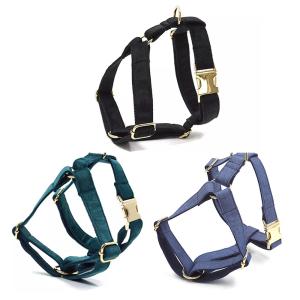 Quality Dog Velvet Collar Leash Harness Set Luxury Collar Set Pet Leash Poop Bag OEM ODM Accepted wholesale