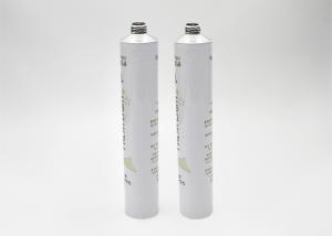 Quality Thread M11 Aluminum Tube Container , Hair Cream Tube With Bottom Rubber Ring wholesale