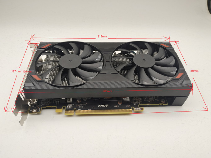 RX 5500 XT GPU AMD Radeon RX5500 5500XT Miner Graphics Card Black