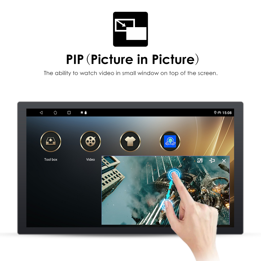 9 Inch Android Car Radio with Steering Wheel Control GPS Navigation and Multimedia Player
