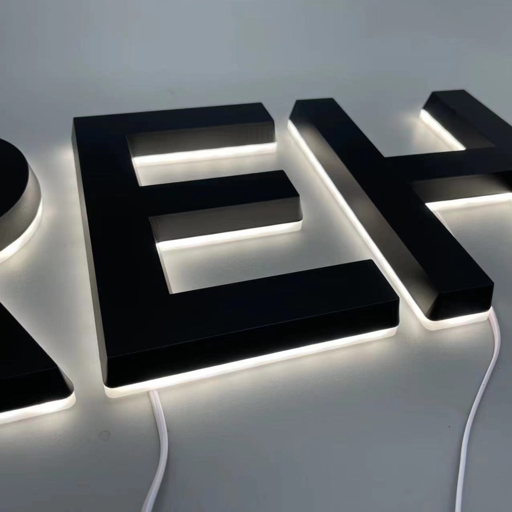 Channel Letter 3d Backlit Led Sign Metal Acrylic Letters Luminous Words