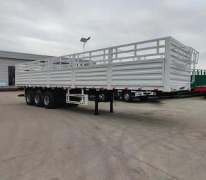 Quality Leaf Spring Suspension Steel Side Bar Fence Truck Cargo Trailer for Heavy Duty Cargo wholesale