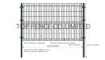 3D wire mesh fence panels