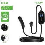 48A/11KW Tesla Car Charger With Adjustable Current Charging Gun Leakage
