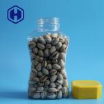 Clear 800ml Powder Beans Plastic Packaging Jar 180mm Height