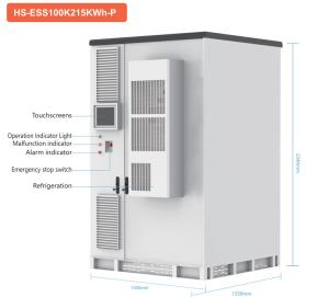 Quality Lifepo4 Battery Energy Storage System 100kw/215kwh BESS System wholesale