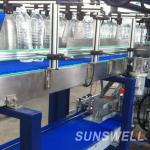 Automatic Plastic Bottle Shrink Wrap Machine Mineral Water Bottle PE Film Heat