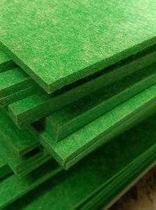 Quality Recycled PET Acoustic Wall Panels 9mm Soundproof Polyester Fiber Boards For Interior Design wholesale