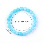 Healing Gemstone Bracelets Aquamarine Healing Bracelet Party Jewelry OEM