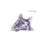 High quality cat patch embroidery patch sew on or iron on patch