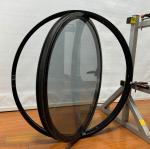 4mm 5mm 6mm Aluminum Circle Windows Doouble Tempered Glass Round Aluminum