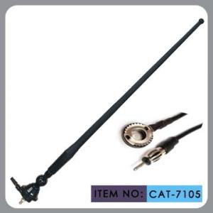 Quality Black Am / Fm Rubber Car Antenna 50 Inch Cable Length With M5 Screw Cap Installation wholesale