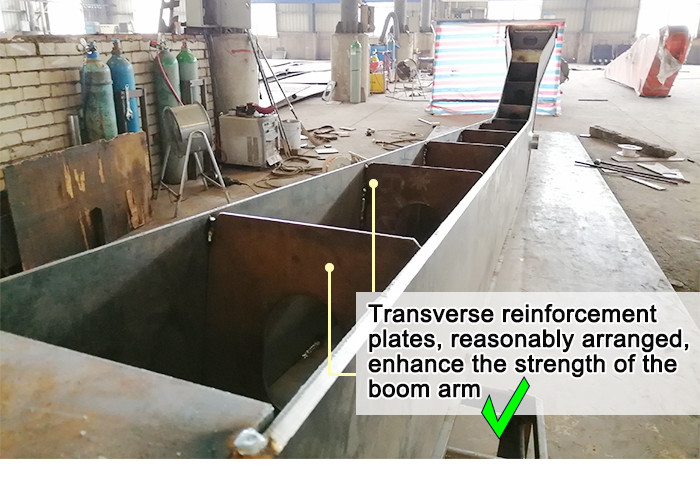 Construction Work Excavator Long Reach Arm 22m With Bucket For Dredging