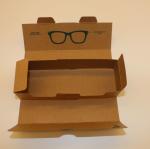 Sun Glasses Retail Packaging Boxes Custom CMYK 4 Color Offset Printing ODM,