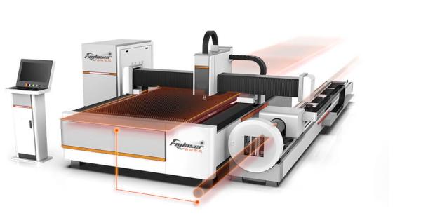 Cnc Fiber Laser Cutting Machine For Steel Sheet And Pipe Tube laser plate