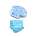 Antivirus Disposable Earloop Face Mask Light Bule Meltblown Cloth Opp Bag