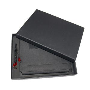 Quality Rechargeable Leather Wireless Power Bank Notebook , Multiscene Gift Set For Corporate wholesale