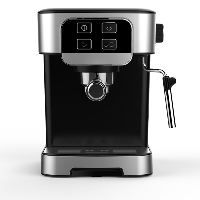 Automatic Electric Espresso Coffee Maker Machine With Grinder Home Commercial