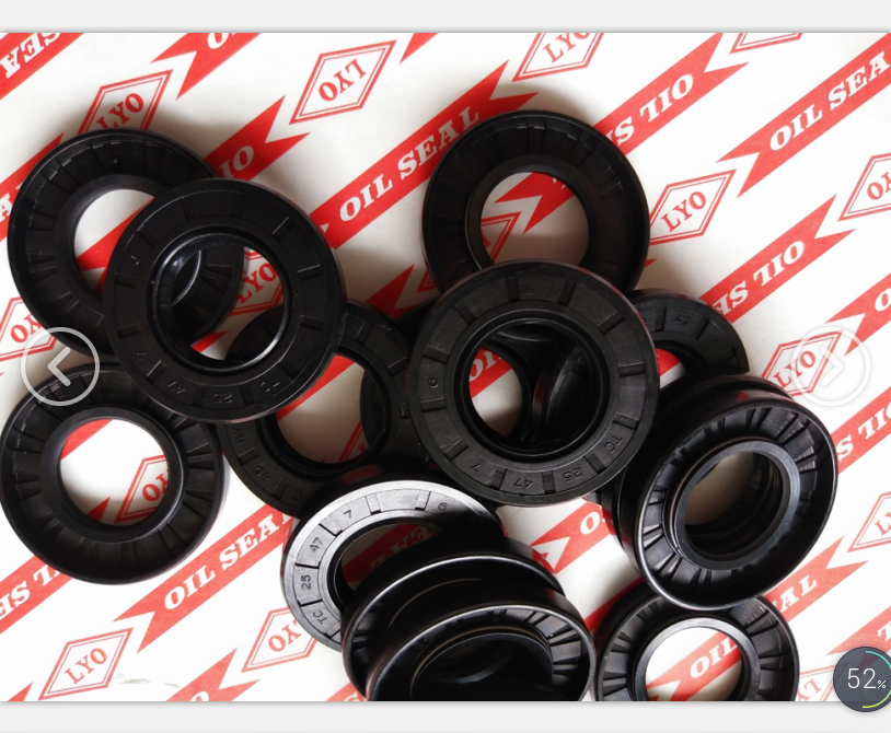 TC framework oil seal,model 25*47*7,NBR material,color is generally biack and brown.