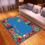 Landscape Cartoon Bedroom Floor Carpets Rug Under Dining Table Machine Washable