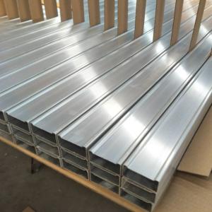 Quality Extruded Hollow Aluminium Rectangular Tube For Ladders wholesale