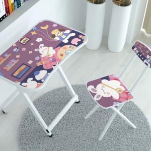 Quality Office Portable Study Table And Chair Kids Desk Colorful 6kg wholesale