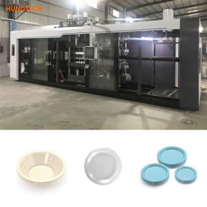 Quality Dinner 120mm PET Plate Making Machine Vacuum Forming 0.15mm Thickness wholesale